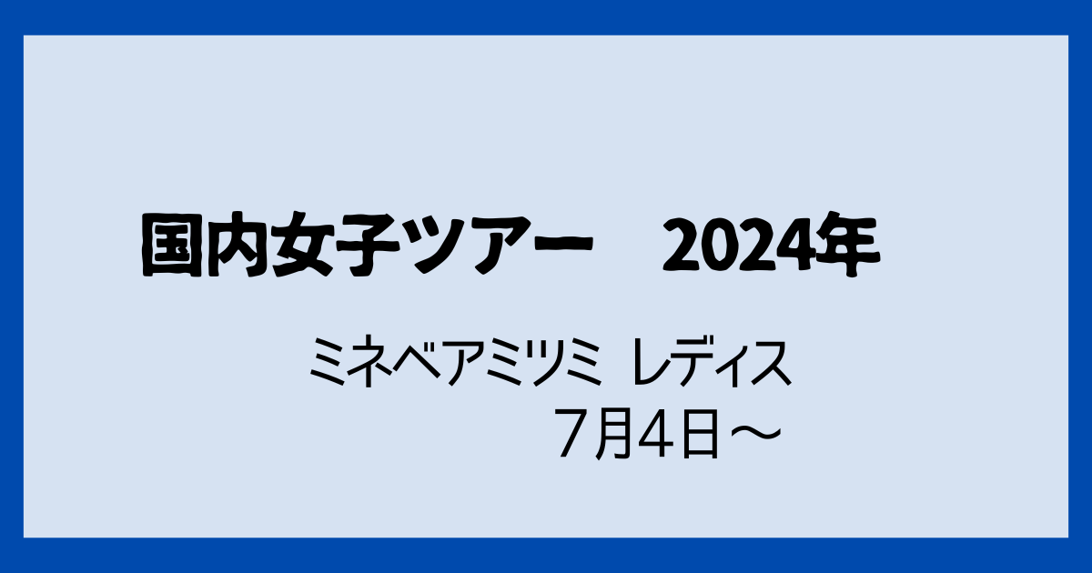 ミネベアミツミ2024